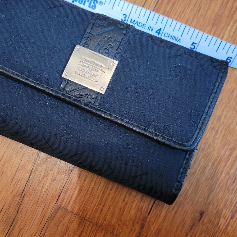 Black Embossed Wallet